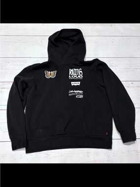 Rolling Loud Hoodie Los Angeles 2023 Concert Travis Scott Levis, Size Large